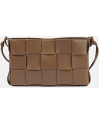 Bottega Veneta - Intreccio Leather Shoulder Bag - Lyst