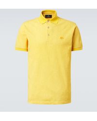 Etro - Paisley Cotton Pique Polo Shirt - Lyst