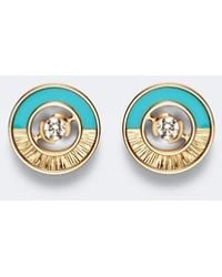Piaget - Possession Vibrant Palace 18Kt Rose Earrings With And Diamonds - Lyst