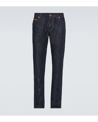 Dolce & Gabbana - Mid-Rise Slim Jeans - Lyst