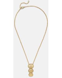 Pamela Zamore - Isla Triple Oval 18Kt Pendant Necklace - Lyst