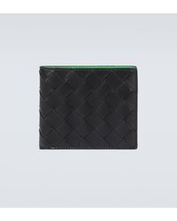 Bottega Veneta - Intrecciato Leather Bifold Wallet - Lyst
