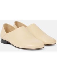 Lemaire - Slip-Ons Aus Leder - Lyst