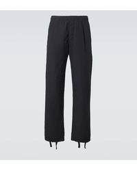 Stone Island - Logo Embroidered Cotton Sweatpants - Lyst
