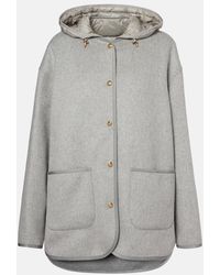 Moncler - Wool And Cashmere Down Jacket - Lyst
