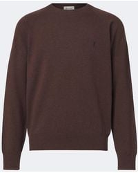 Saint Laurent - Cassandre Cashmere Sweater - Lyst