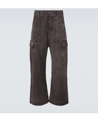 Rick Owens - Pantalones Cargo De Denim - Lyst