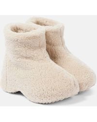 Inuikii - Ankle Boots Curly Aus Shearling - Lyst