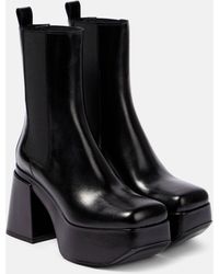 Dorothee Schumacher - Platform Leather Chelsea Boots - Lyst