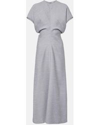 TOTEME - Draped Maxi Dress - Lyst