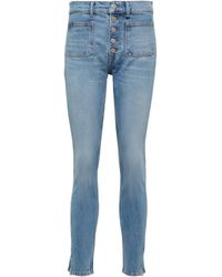 Femme Vêtements Jeans Jeans skinny Jean High Rise Skinny Ankle 5 Pocket Jean Lauren by Ralph Lauren en coloris Noir 