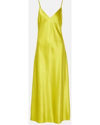 JOSEPH - Clea Silk Satin Slip Dress - Lyst