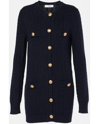 Chloé - Cable-Knit Cotton Cardigan - Lyst
