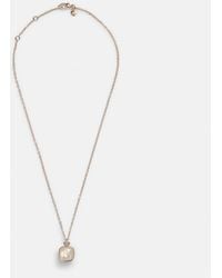 Pomellato - Nudo 18kt Rose And White Gold Necklace With Topaz, Mother-of-pearl, And Diamonds - Lyst