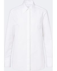 Eleventy - Cotton And Silk Poplin Shirt - Lyst