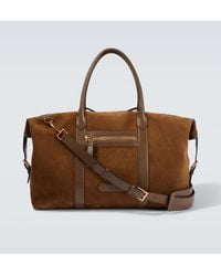 Tom Ford - Weekender Buckley Aus Veloursleder Mit Leder - Lyst