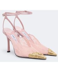 Jimmy Choo - Faiz Lace Pumps - Lyst