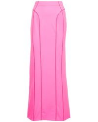 Jacquemus La Jupe Tuba High-rise Maxi Skirt - Pink