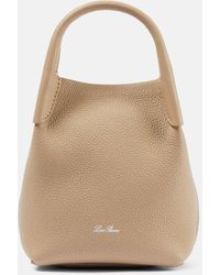 Loro Piana - Bale Micro Leather Tote Bag - Lyst