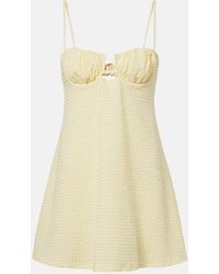 Montce - Petal Gingham Minidress - Lyst