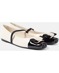 Ferragamo - Ballet Flats Zina Toe - Lyst