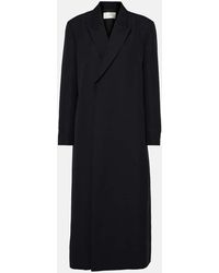 The Row - Cassiopea Oversized Grain De Poudre Wool And Mohair-blend Coat - Lyst