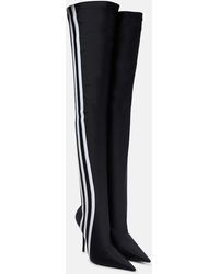 Balenciaga - X Adidas Overknee-Stiefel Knife - Lyst