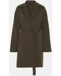 JOSEPH - Light Double Face Cranwood Wool And Silk Coat - Lyst