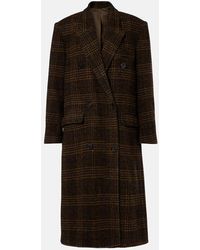 Isabel Marant - Lexana Checked Virgin Wool Coat - Lyst