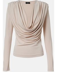 Wardrobe NYC - Draped Jersey Top - Lyst