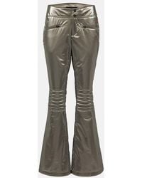 Perfect Moment - Aurora Low-Rise Metallic Flared Ski Pants - Lyst
