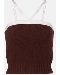 Prada - Wool And Cashmere Top - Lyst