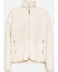Jil Sander - Faux Fur-Trimmed Cotton Jacket - Lyst