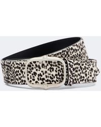 Isabel Marant - Holis Leopard-Print Calf Hair Belt - Lyst