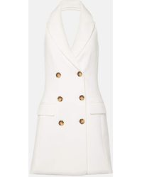 Veronica Beard - Minikleid Claridge Aus Einem Baumwollgemisch - Lyst