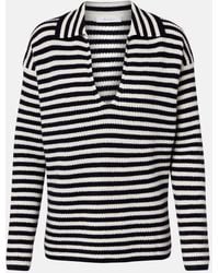 Max Mara - Gomma Striped Cashmere Top - Lyst