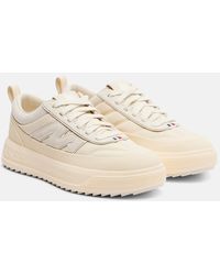 Moncler - Monpulse Altive Leather-Trimmed Sneakers - Lyst