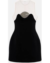 David Koma - Minikleid Wave Mit Tuell - Lyst