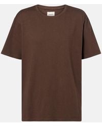 KHAITE - Mae Cotton Jersey T-Shirt - Lyst