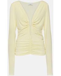 Isabel Marant - Laura Ruched Jersey Top - Lyst