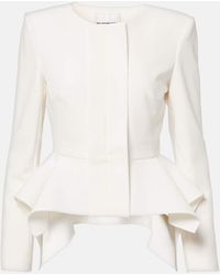 Roland Mouret - Crepe Jacket - Lyst