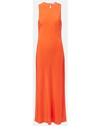 Asceno - Valencia Silk Maxi Dress - Lyst