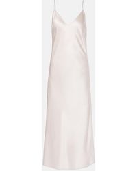 JOSEPH - Silk Satin Slip Dress - Lyst