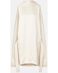 TOTEME - Robe Cocoon En Satin - Lyst