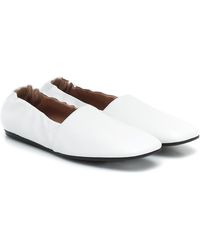 Marni Ballerine in pelle - Bianco