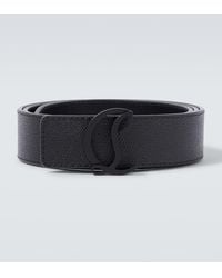 Christian Louboutin - Mooncrest Reversible Leather Belt - Lyst