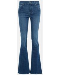 7 For All Mankind - Jeans bootcut con tiro medio - Lyst