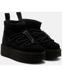 Inuikii - Classic Low Suede Platform Snow Boots - Lyst