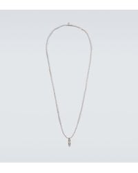 Sydney Evan - Happy Face Skateboard Charm Necklace With Pearls - Lyst
