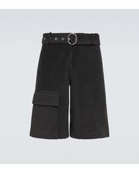 Jil Sander - Crochet Low-Rise Cotton-Blend Shorts - Lyst